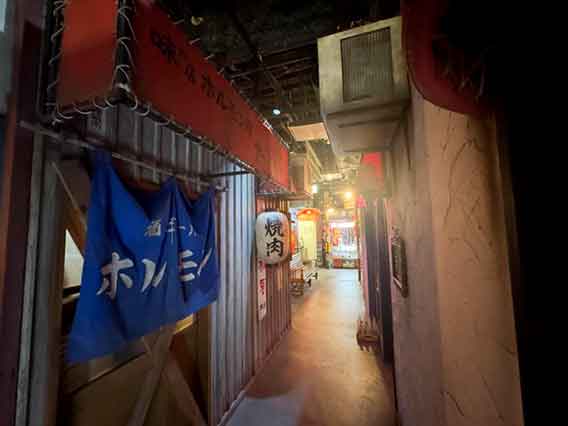 レトロな路地裏