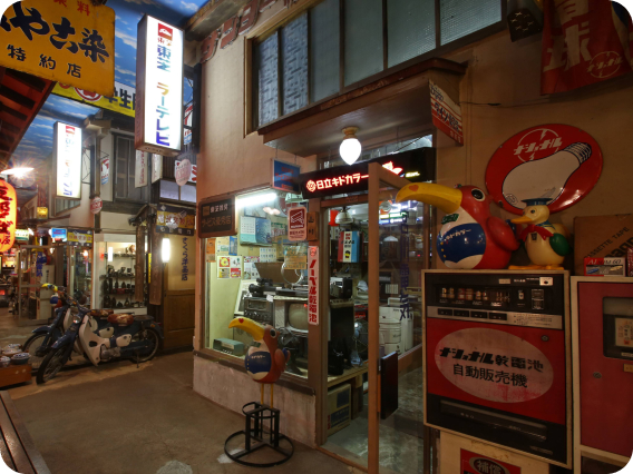レトロな路地