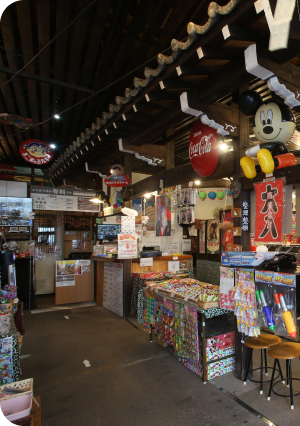 レトロな露店